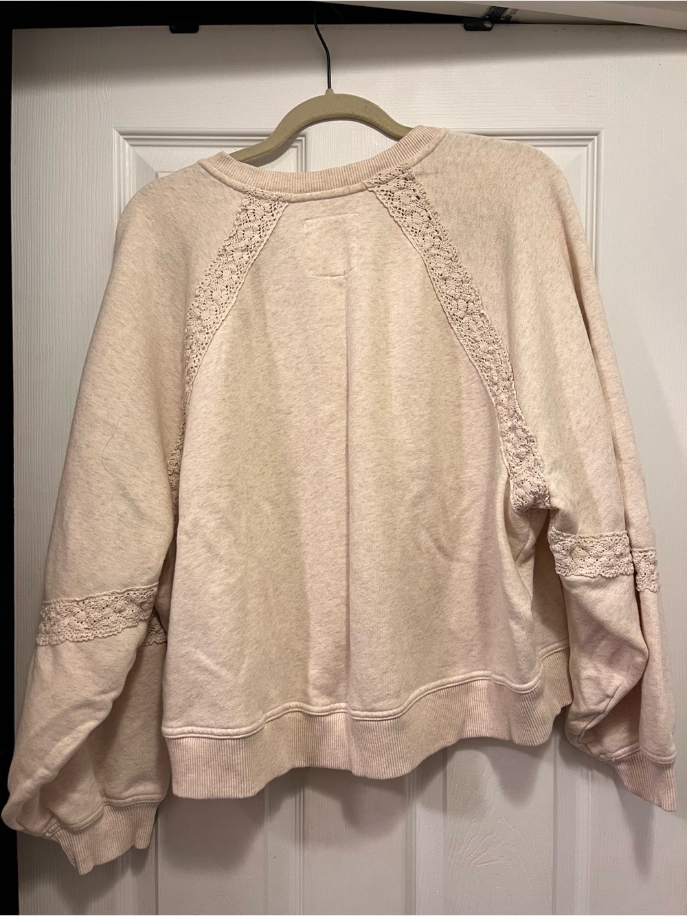 Aerie Cream Cropped Pullover - Picture 2 of 4